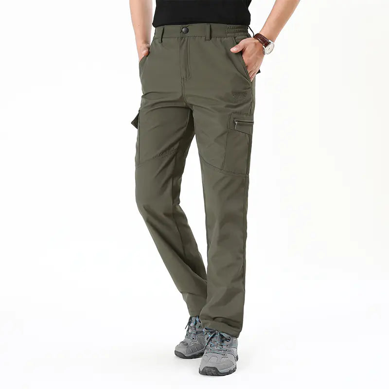 Men's Solid Cargo Pants