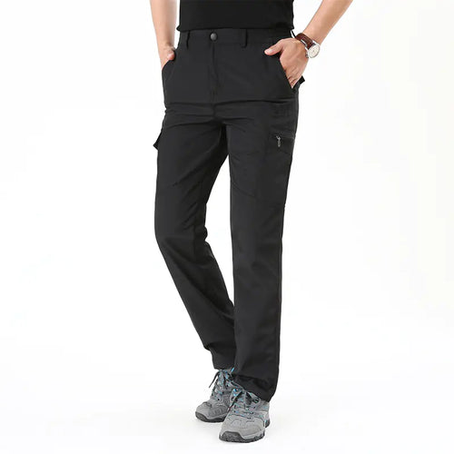 Men's Solid Cargo Pants