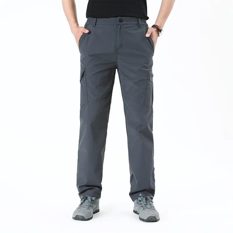 Men's Solid Cargo Pants